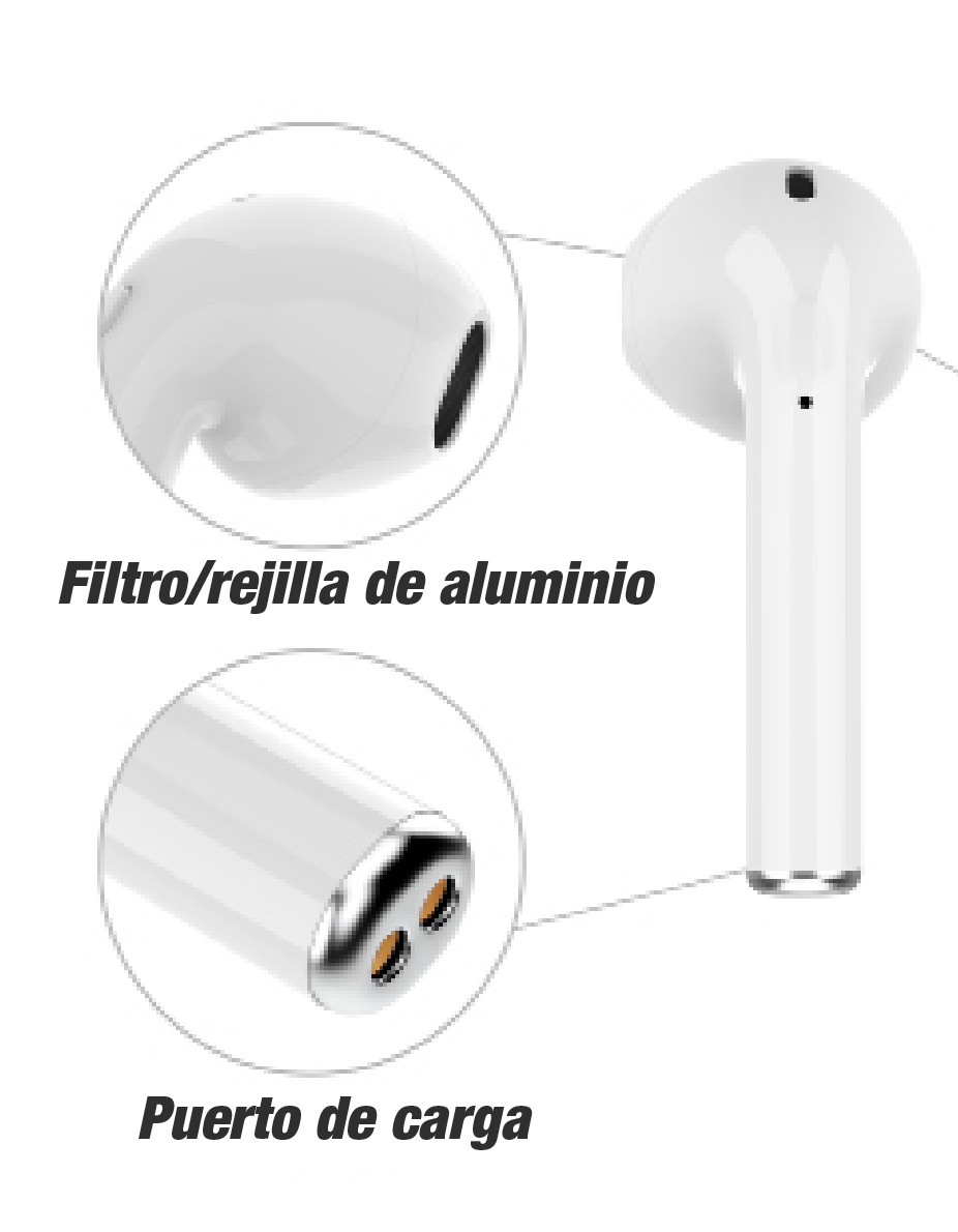 Auriculares inalámbricos tipo i11 iPhone Kuken.